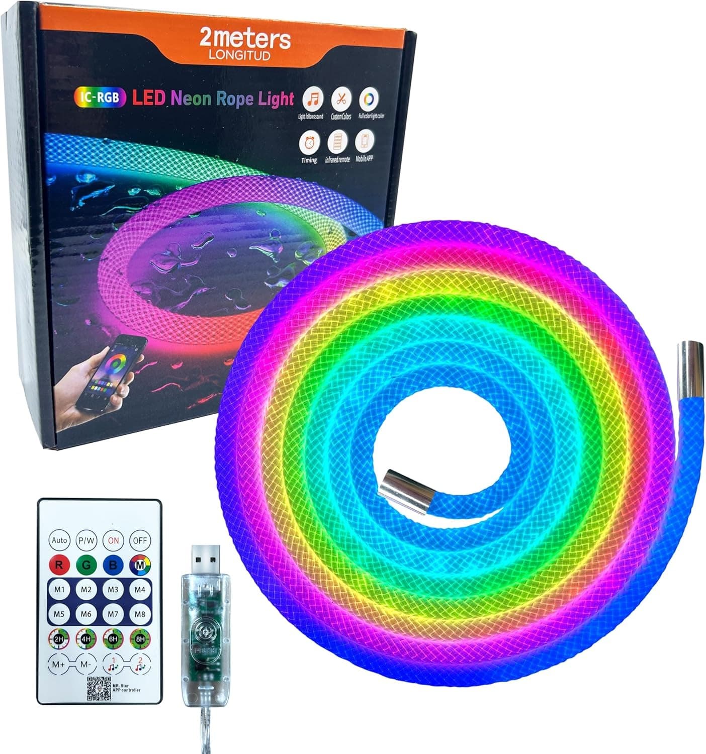 LED NEON ROPE LIGHT 3METERS