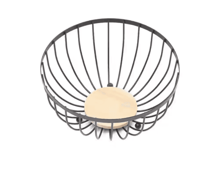 Tk wooden bottom fruit basket