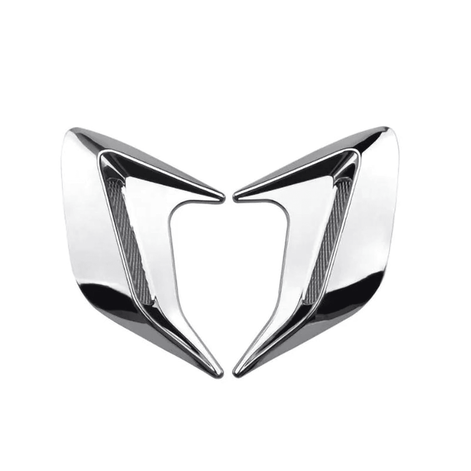 2Pc Car Air Flow Intake Side Vent Hood Cover.