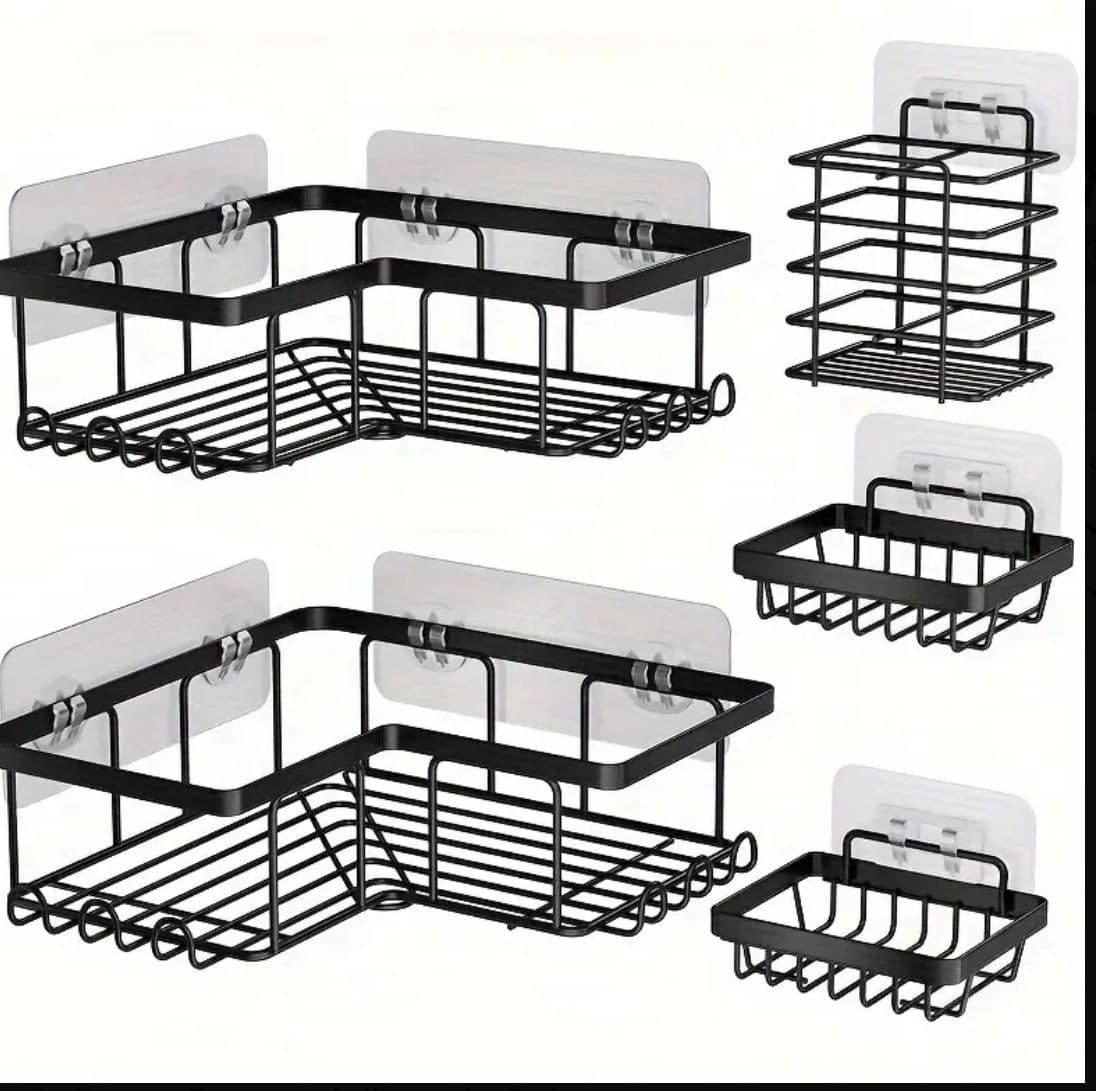 Metal Triangle Corner Storage 5 Piece Set