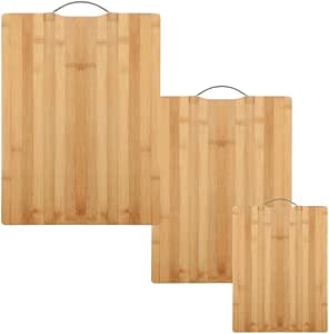 3 Piece Bamboo Chopping Board - Rectangular