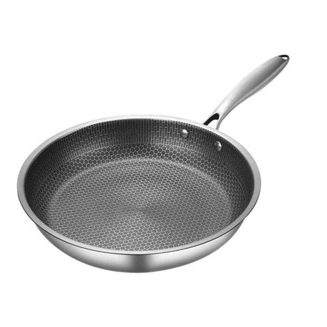 Stainless Steel Frying Pan - 22 cm