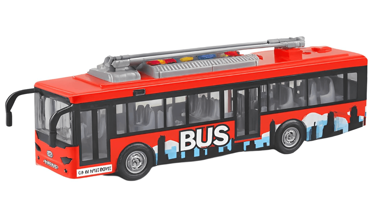 SamMag Biz 1:16 City Bus- Multifunction Luxury Bus Model with Opening Doors