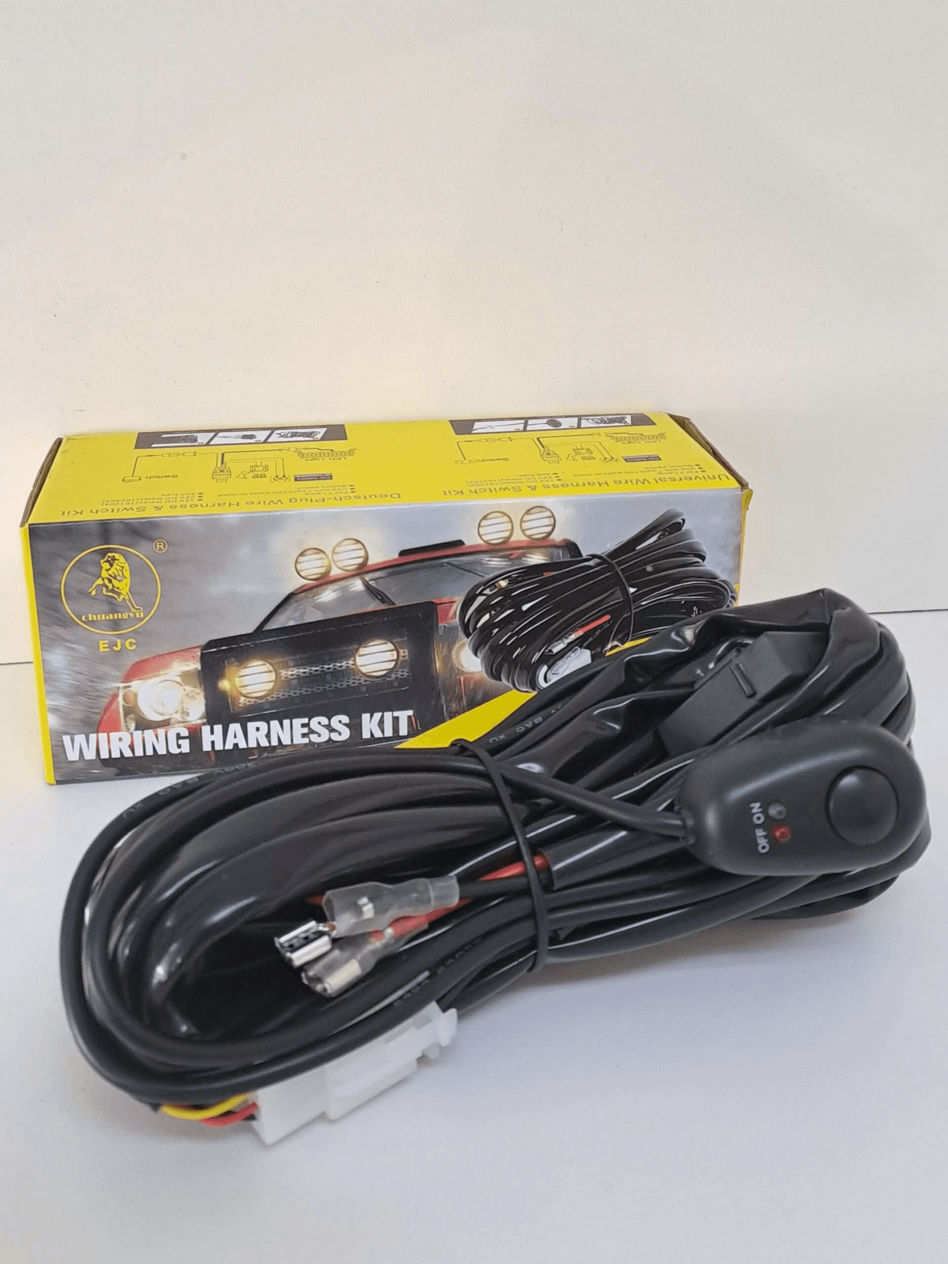 Wiring Harness Kit With Switch Fuse And Relay.