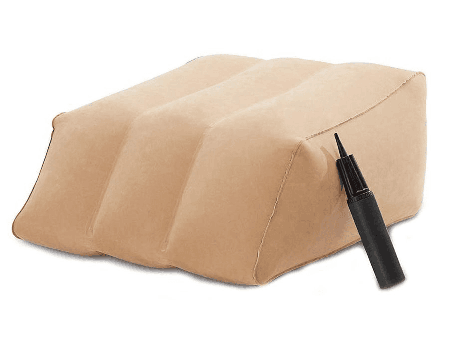 Inflatable Portable Leg Ramp Pillow - Improve Circulation & Reduce Swelling.
