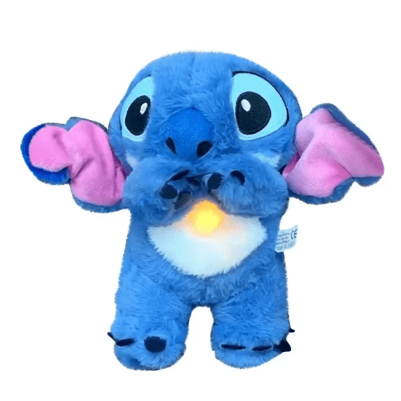 Plush Cuddly Toy with Breathing Motion and Music Lights