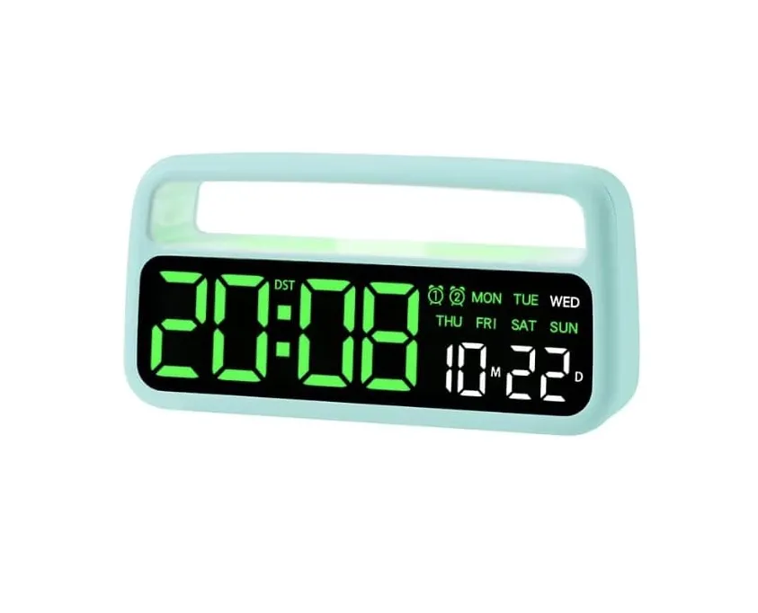 Digital Alarm Clock Desk Clocks -Green