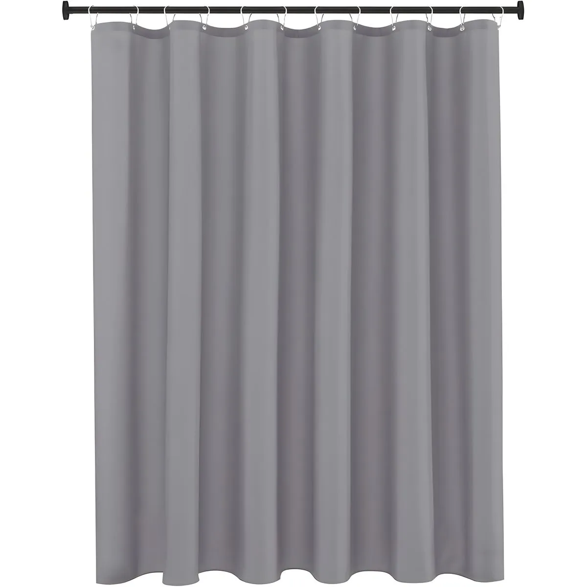 Shower Curtain Liner Waterproof PEVA Shower Curtain with 12 Hooks