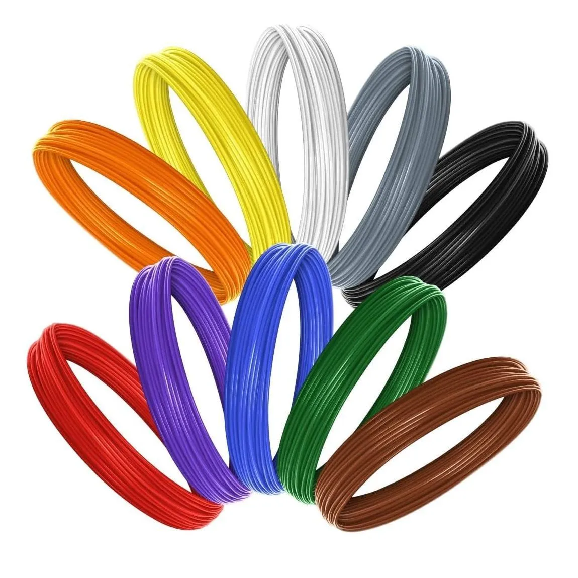 10 Colors 3D Pen PLA Filament Refills