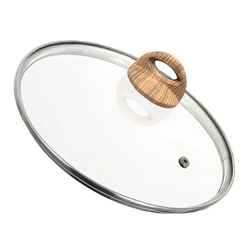 temperature glass lid with heat resistant 30cm