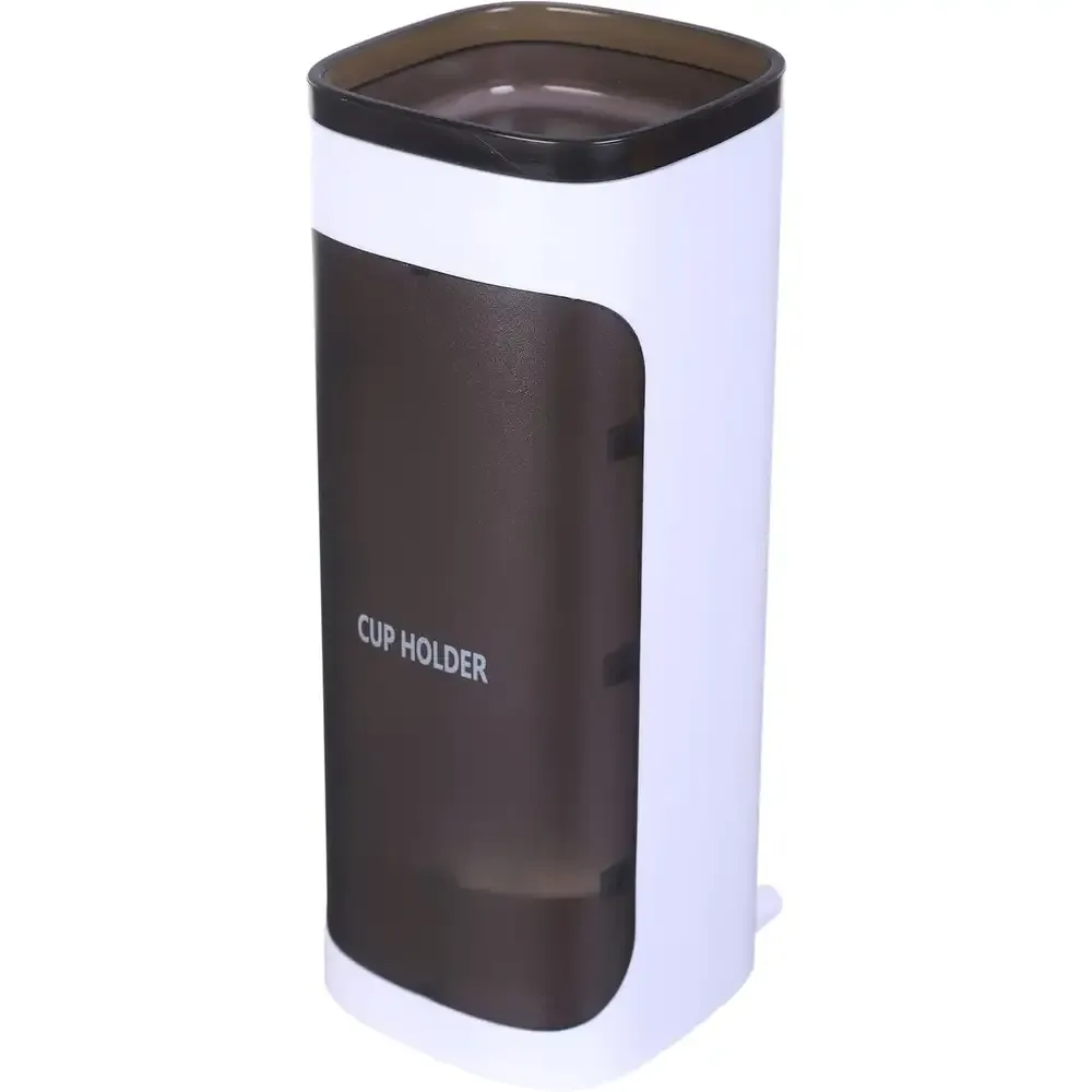 wall-mounted paper cup dispenser black and white