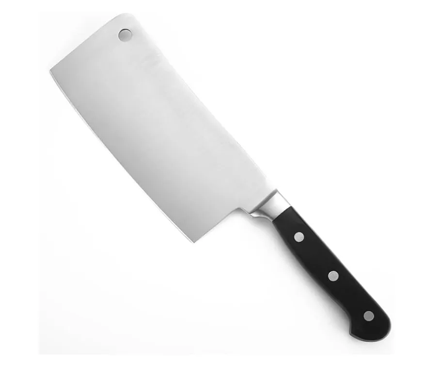 Kitchen Secret Stainless Steel Cleaver Knife, Black