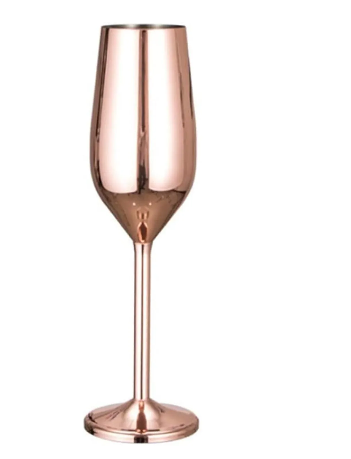 Stainless Steel Glass- Rose Gold